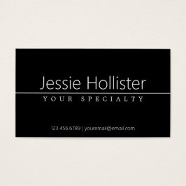 シンプルクラシーホワイト文字オンブラック