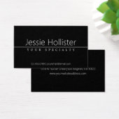 シンプルクラシーホワイト文字オンブラック (デスク)