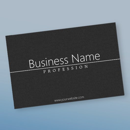 シンプルクラシーホワイト文字オンブラック 薄葉紙