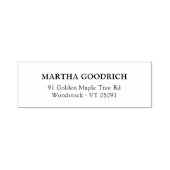 シンプルクラス12エレガント差出人住所 セルフインキングスタンプ (デザイン)