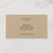 シンプルクラフタータンクラフト 名刺 (裏面)