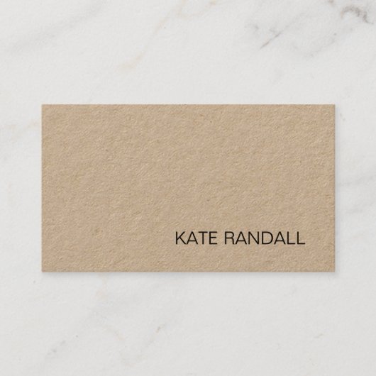 シンプルクラフタータンクラフト 名刺 (正面)