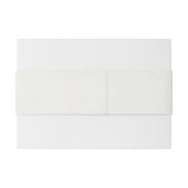 シンプルクラフトエレガントグレイタイポグラフィ文字のみ 招待状ベリーバンド (裏面例)