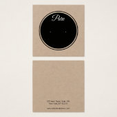 シンプルクラフトサークルスタッドイヤリング表示ホルダー (正面&裏面)