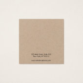 シンプルクラフトサークルスタッドイヤリング表示ホルダー (裏面)