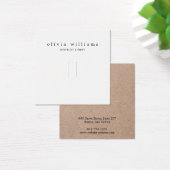 シンプルクラフト紙リングや輪ジュエリー表示カード (デスク)