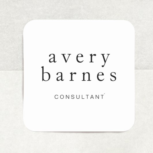 シンプルクリエイティブプロフェッショナルモダン スクエアシール