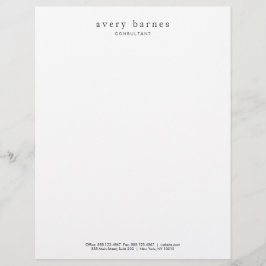 シンプルクリエイティブプロフェッショナルモダン レターヘッド