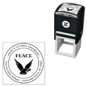 シンプルクリスチャン・ドーブ&ピース差出人住所 セルフインキングスタンプ (インサイチュ)