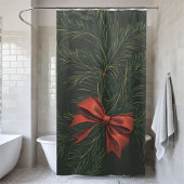 シンプルクリスマスのバスルームの装飾シャワーカーテン シャワーカーテン