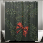 シンプルクリスマスのバスルームの装飾シャワーカーテン シャワーカーテン