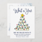 シンプルクリスマスの挨拶 シーズンポストカード (正面/裏面)