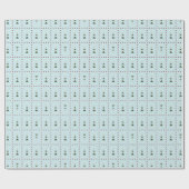 シンプルクリスマスの木のラッピング紙 ラッピングペーパー (フラット)