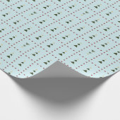 シンプルクリスマスの木のラッピング紙 ラッピングペーパー (角)