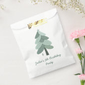 シンプルクリスマスの木誕生日 フェイバーバッグ (封をした状態)