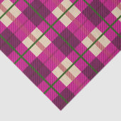 シンプルクリスマスの格子模様ピンクの紫市松模様に 薄葉紙 (詳細)