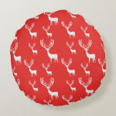 シンプルクリスマスの模様 ラウンドクッション (裏面)