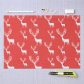 シンプルクリスマスの模様 薄葉紙 (クラフト)