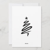 シンプルクリスマスエレガントカード シーズンカード (裏面)