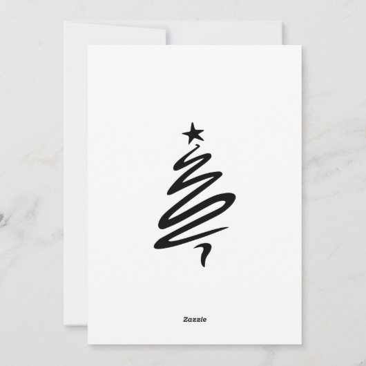 シンプルクリスマスエレガントカード シーズンカード (裏面)