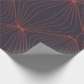 シンプルクリスマスエレガントグラフインスパイアパターン ラッピングペーパー (角)