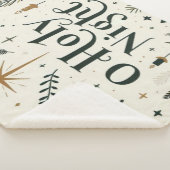 シンプルクリスマスオホーリーナイト シェルパブランケット (3/4)