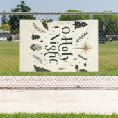 シンプルクリスマスオホーリーナイト 横断幕 (インサイチュ)