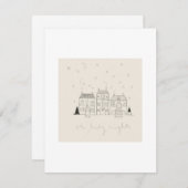 シンプルクリスマスカード シーズンカード (正面/裏面)