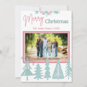 シンプルクリスマスグリーティングカード シーズンカード (正面)