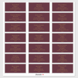 シンプルクリスマスグリーン |赤い住所 シール