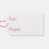 シンプルクリスマスジョイホリデイ ギフトタグ (裏面横)