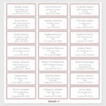 シンプルクリスマスジョイホリデーゲストアドレス