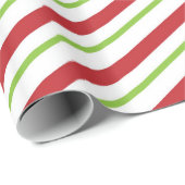 シンプルクリスマスストライプ ラッピングペーパー (ロールコーナー)