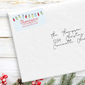 シンプルクリスマスストリングライトカスタム ラベル