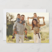 シンプルクリスマスツリーベクトルアーチ2写真 シーズンカード (裏面)