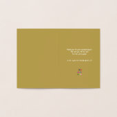 シンプルクリスマスツリー季節のごあいさつホリデイ 箔カード (内部)