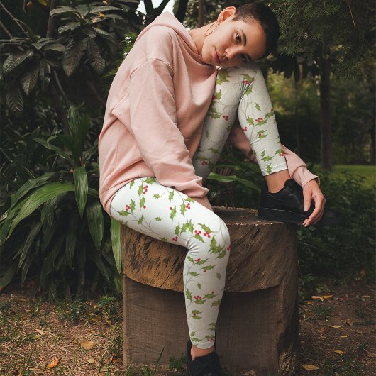 シンプルクリスマスパターン レギンス