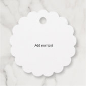 シンプルクリスマスミニマルの時間にテキストgifを追加 フェイバータグ (裏面)