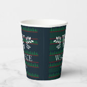 シンプルクリスマスモダンモノグラムの新着写真 紙コップ (右)