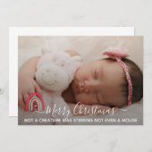 シンプルクリスマス写真メリークリスマス (正面/裏面)