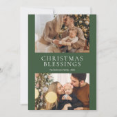 シンプルクリスマス恵み シーズンカード (正面)