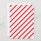 シンプルクリスマス50モダンthバースデーパーティー 招待状 (裏面)