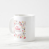シンプルクリスマス コーヒーマグカップ (正面左)