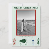 シンプルクリスマス シーズンカード (正面)