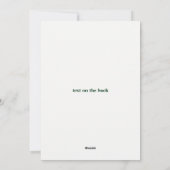 シンプルクリスマス シーズンカード (裏面)