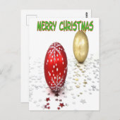 シンプルクリスマス ポストカード (正面/裏面)