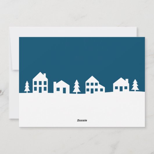 シンプルクリスマス・ヴィレッジ シーズンカード (裏面)