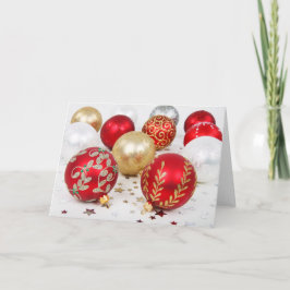 シンプルクリスマス、ヴィンテージオーナメント シーズンカード