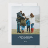 シンプルクリスマス |写真モダン2枚 シーズンカード (裏面)