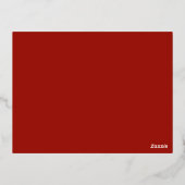 シンプルクリスマス 箔シーズンポストカード (裏面)